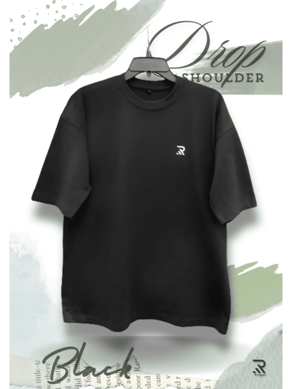 Drop Shoulder Black